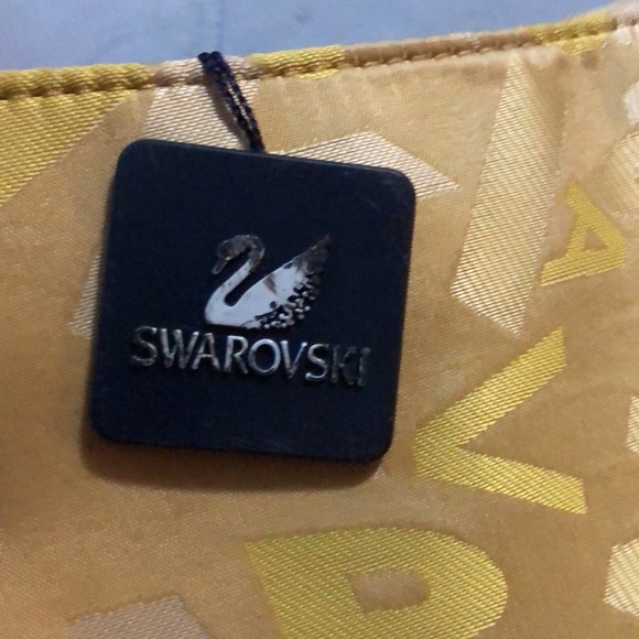 NWT Swarovski Crystal Blush Signature Clasp Small Hand Bag Clutch - Picture 6 of 7